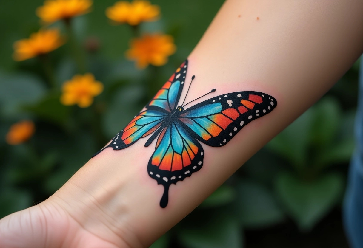 tatouage papillon